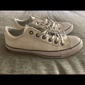 White Women’s Converse Tennis Shoes